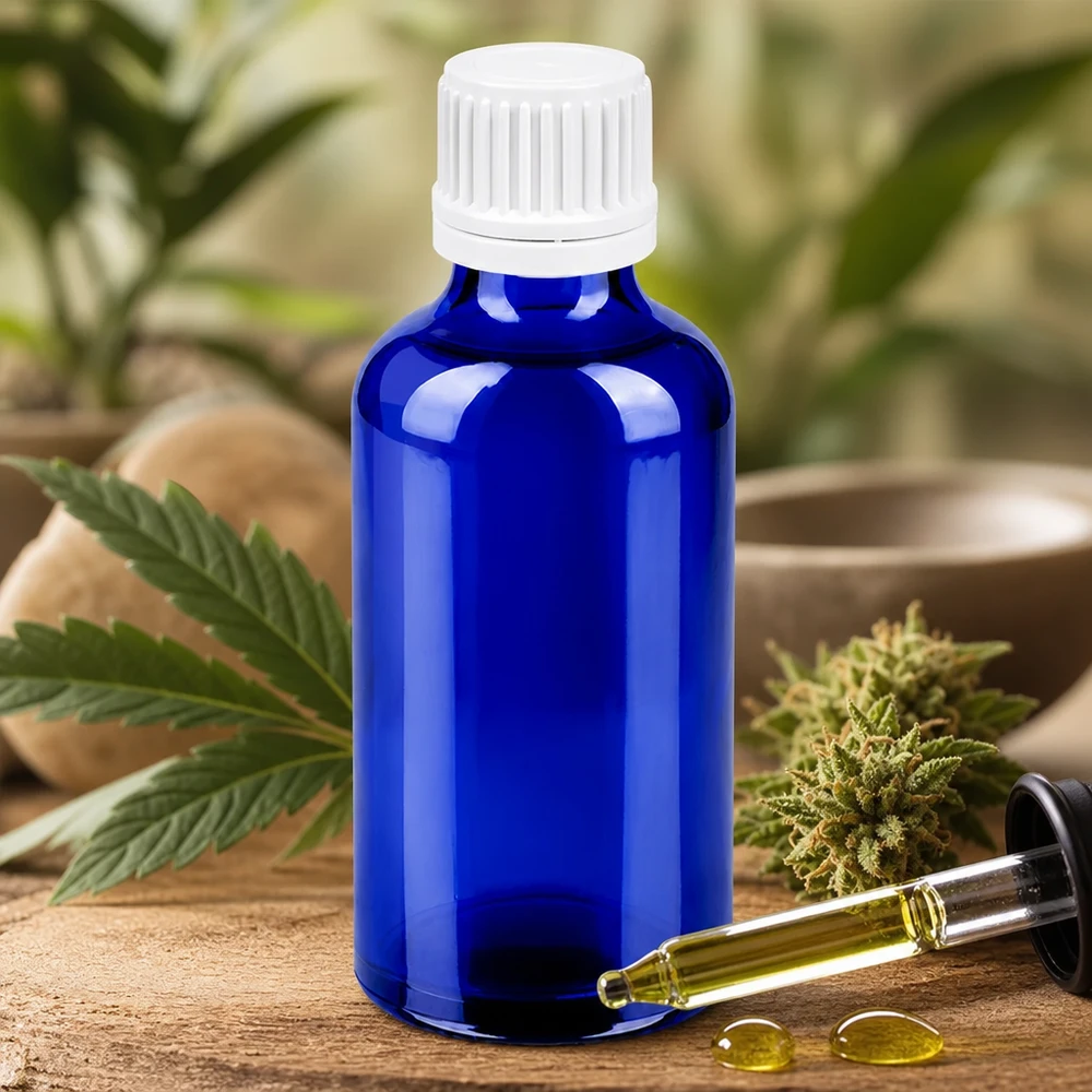 Farmaceutische glazen fles 50ml met gestandaardiseerde 11mm schroefdraad voor industriële toepassingen