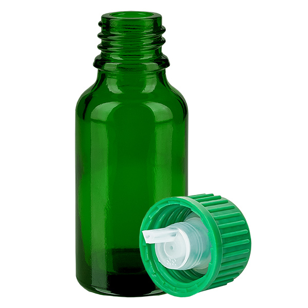 20ml Druppelflesje 0.8mm groen STD GreenLine UT18/20 20ml Druppelflesje 0.8mm groen STD GreenLine UT18/20