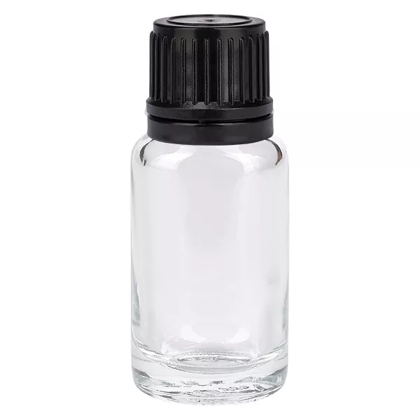10ml fles 11mm SV zwart OV ClearLine UT18/10 10ml fles 11mm SV zwart OV ClearLine UT18/10