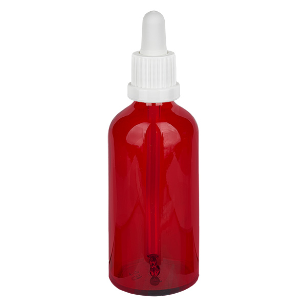 100ml pipetfles wit OV RedLine UT18/100 100ml pipetfles wit OV RedLine UT18/100