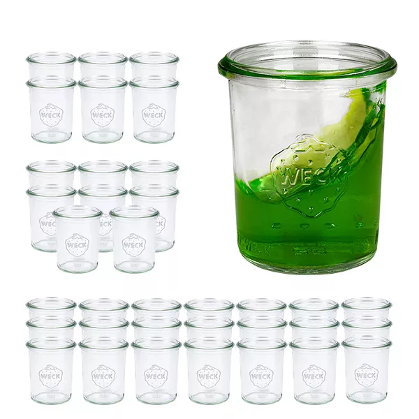 Set van 36 Weck-potten 160 ml bekers Set van 36 Weck-potten 160 ml bekers