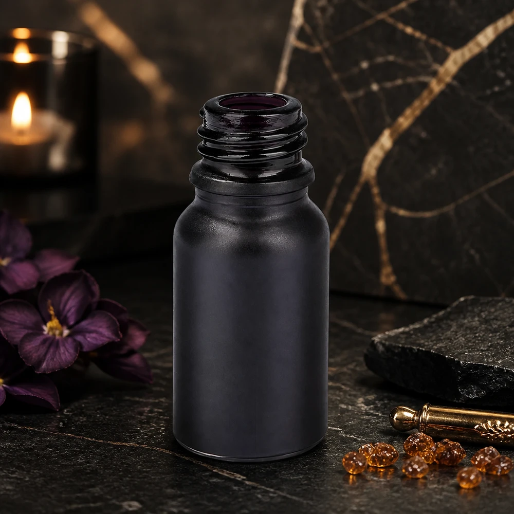 Hoogwaardige 10ml apothekersfles BlackLine UT18/10 UNiTWIST geschikt voor cosmetica en natuurgeneeskunde