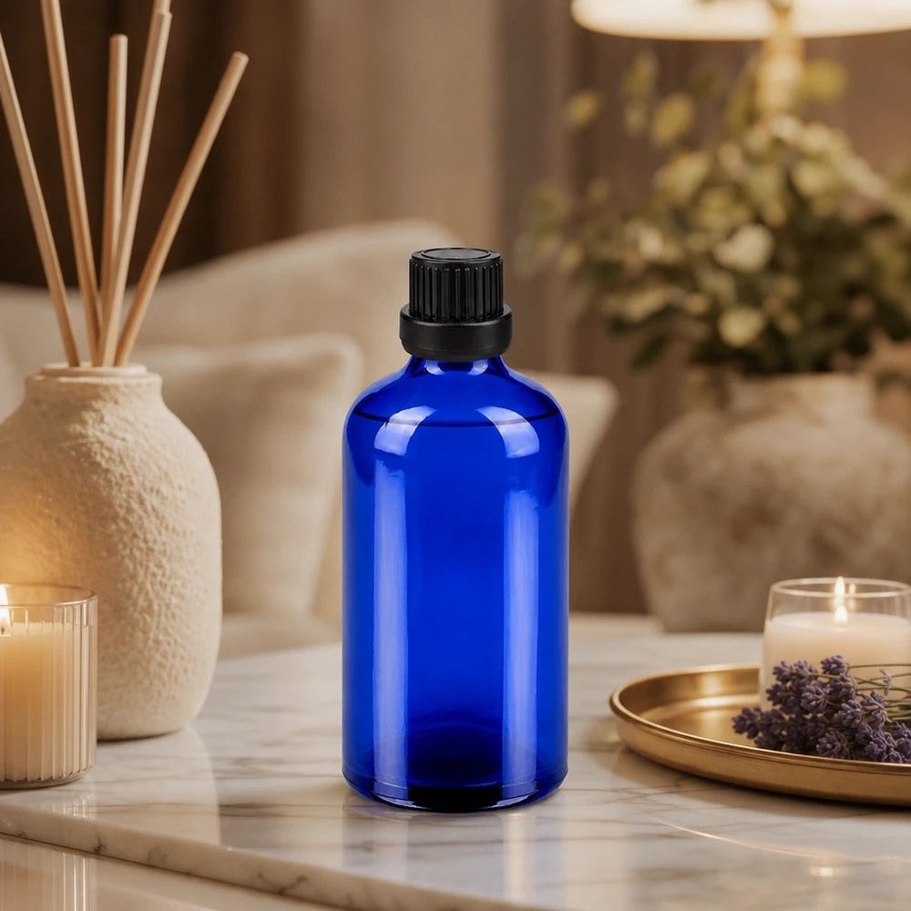 100ml druppelfles 2mm zwart OV BlueLine UT18/100 100ml druppelfles 2mm zwart OV BlueLine UT18/100