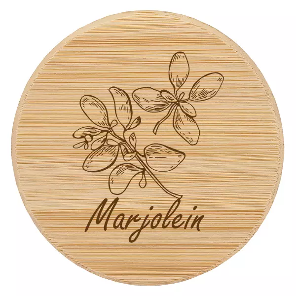 Houten deksel "Marjolein" voor WECK RR60 Houten deksel "Marjolein" voor WECK RR60