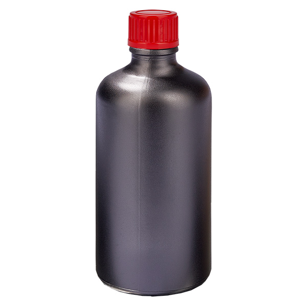 100ml fles 11mm SV rood STD BlackLine UT18/100 100ml fles 11mm SV rood STD BlackLine UT18/100