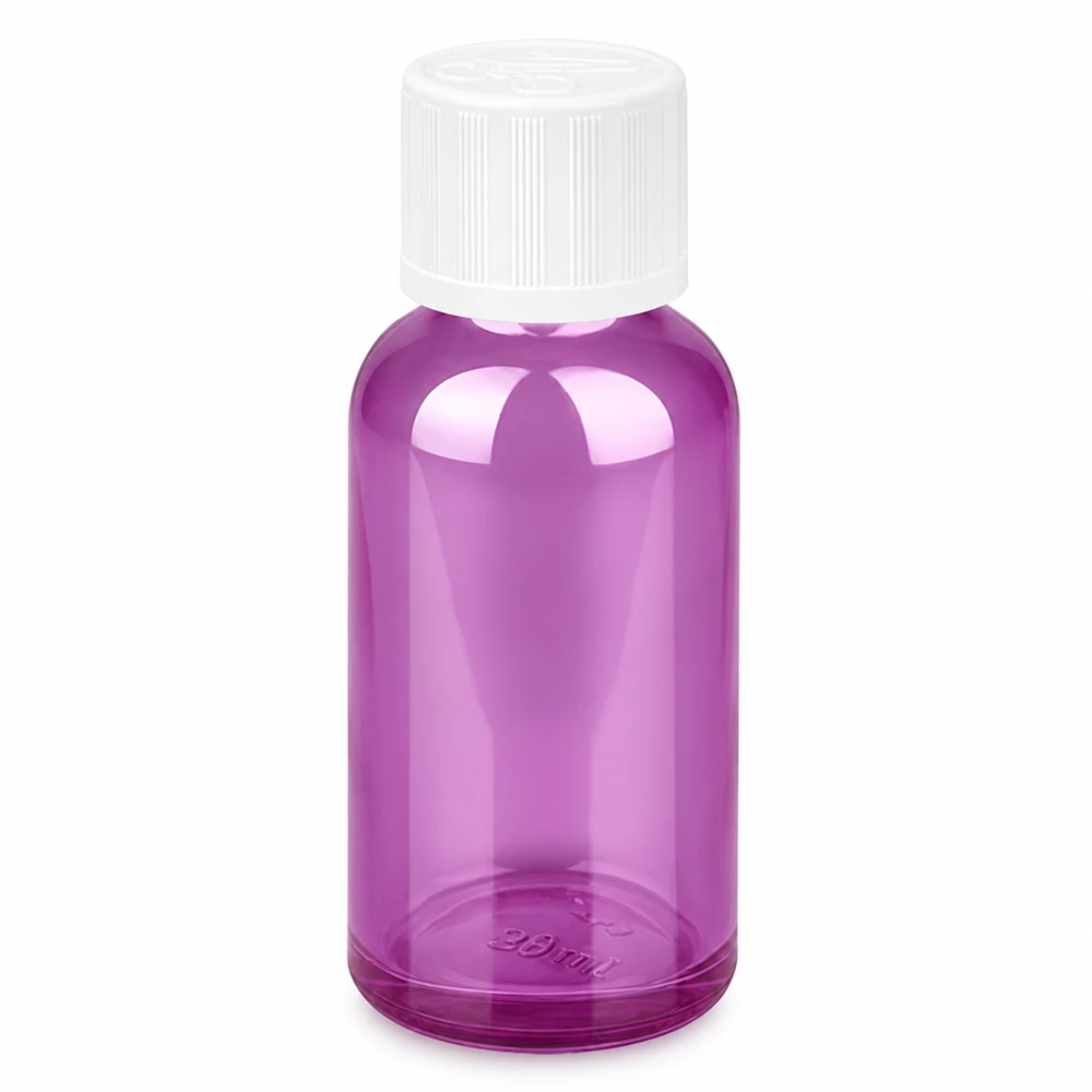Compact 30ml flesje van speciaal glas - perfect voor essences, oliën en vloeibare monsters