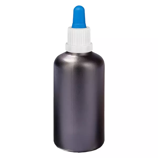 100ml pipetfles wit/blauw OV BlackL. UT18/100 100ml pipetfles wit/blauw OV BlackL. UT18/100