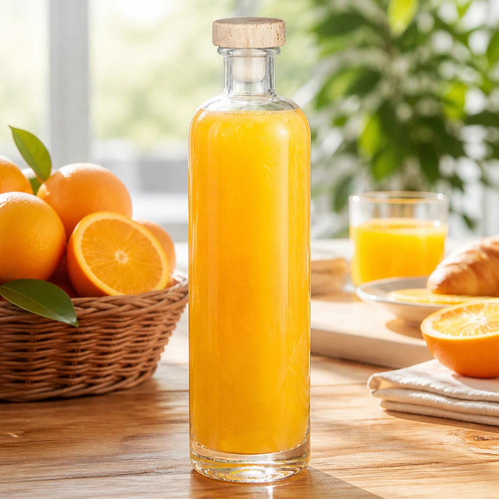 500 ml glazen fles Ella met houten handgreepkurk UNiTWIST®