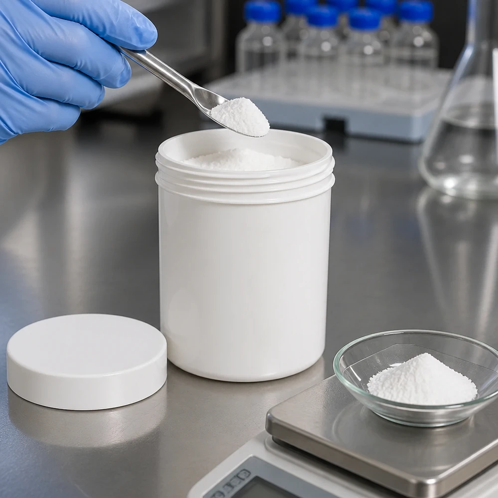 Zalvenpotje van 100 g, gemaakt van voedselveilig PP-kunststof met een stevige schroefdop