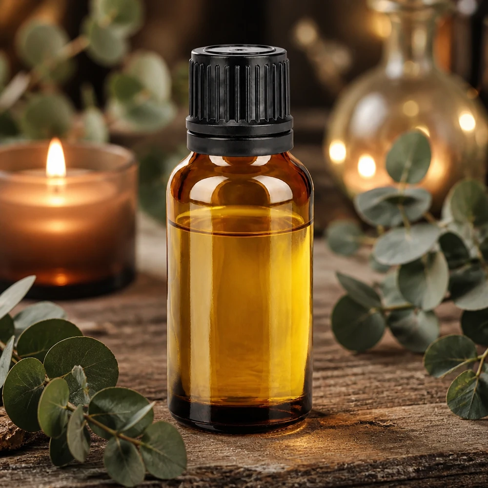 20ml fles 11mm SV zwart OV BrownLine UT18/20 Elegant bruin flesje van 20 ml met 11 mm schroefdraad - ideaal voor doe-het-zelfcosmetica en oliën