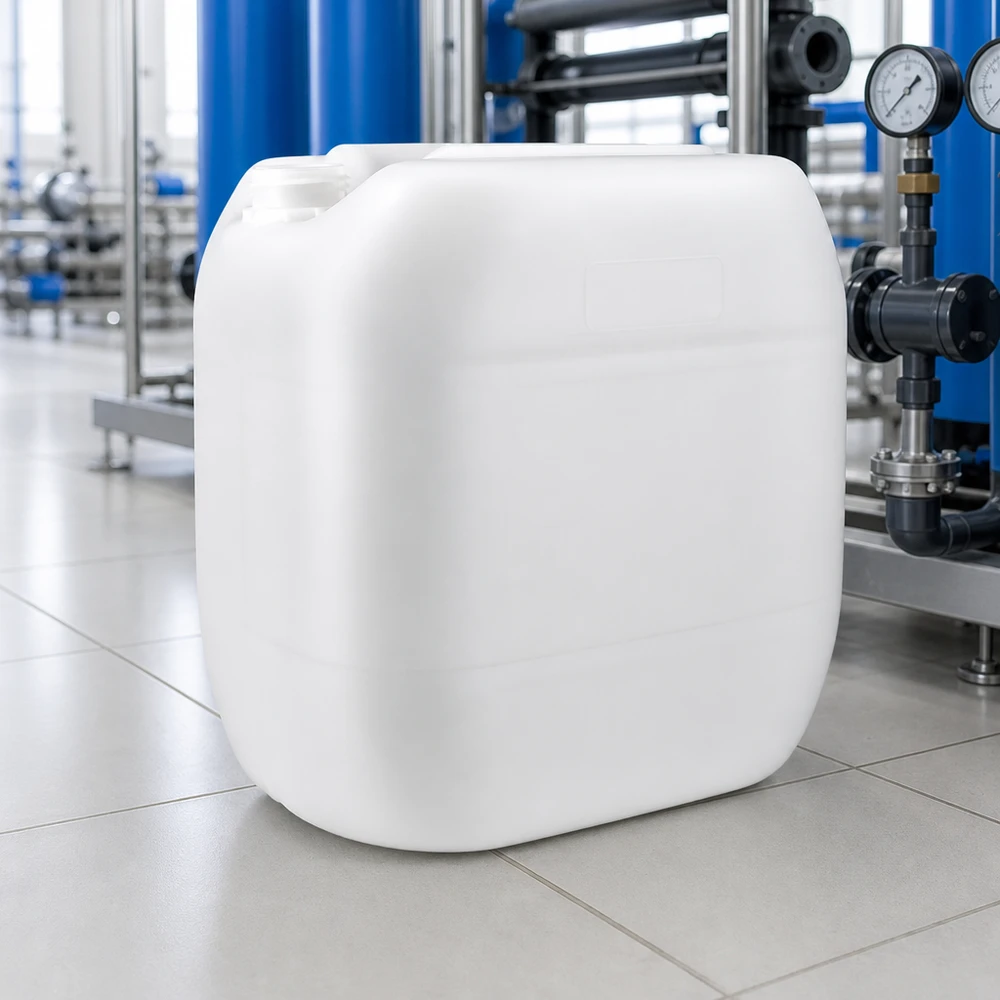 30l jerrycan, UN-toelating, zonder schroefsluiting HDPE-jerrycan van 30 liter zonder sluiting, met een glad oppervlak, ideaal om te etiketteren