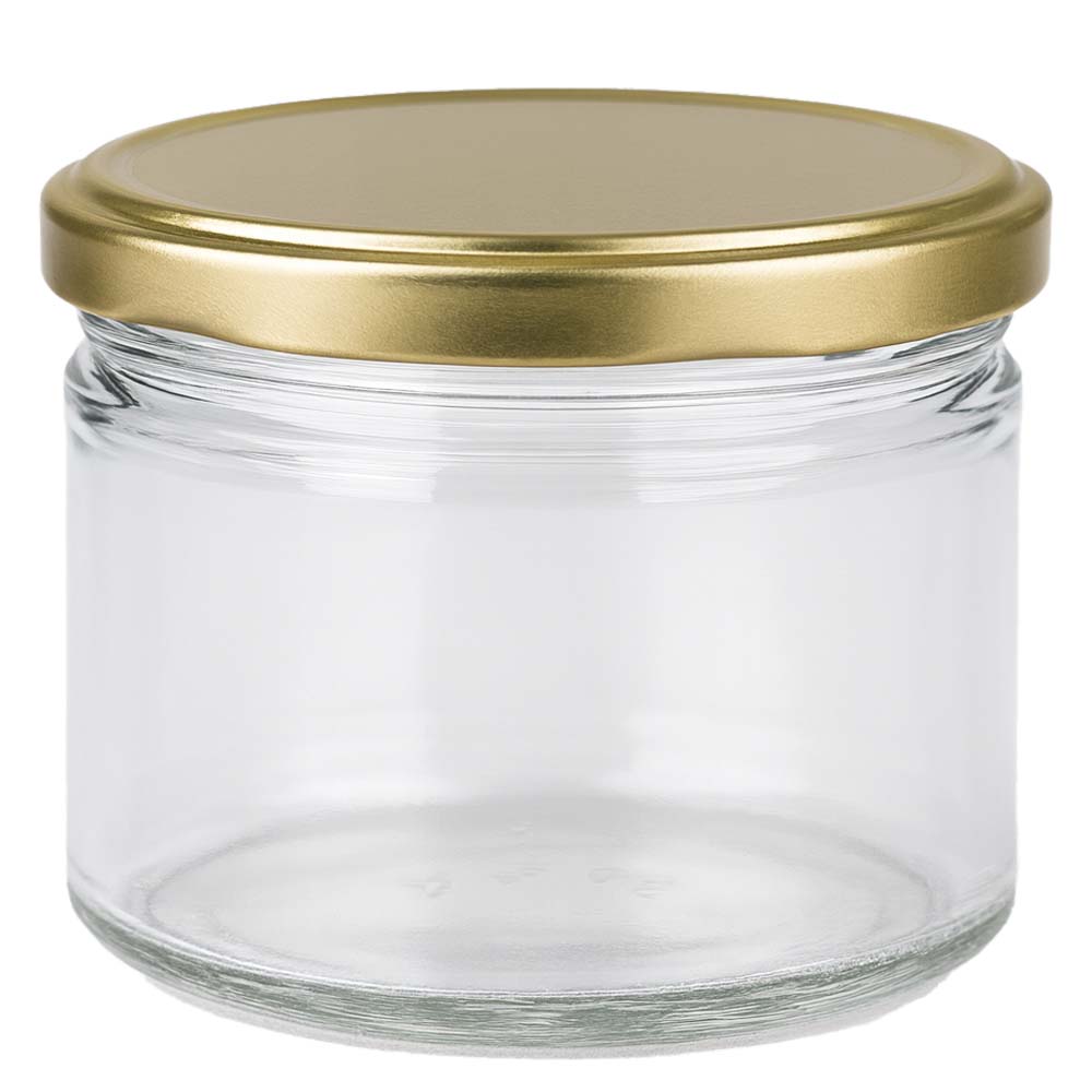 Honingpot 700 g met gouden deksel BasicSeal UNiTWIST