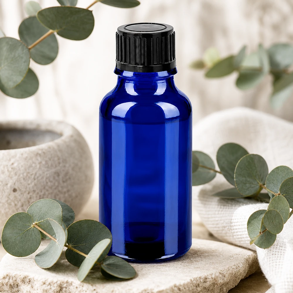 20ml fles 11mm SV zwart STD BlueLine UT18/20 Professionele glazen fles 20ml UT18/20 met 11mm schroefdraad voor medische toepassingen