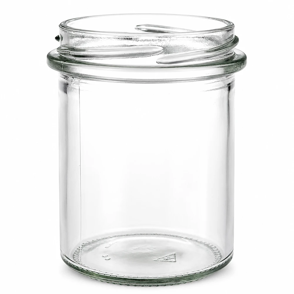 UNiTWIST Runda 214 - Rundglas Inhalt 214ml TO66 UNiTWIST Runda inmaakpot 214 ml met twist-off-deksel 66 mm, transparant glas