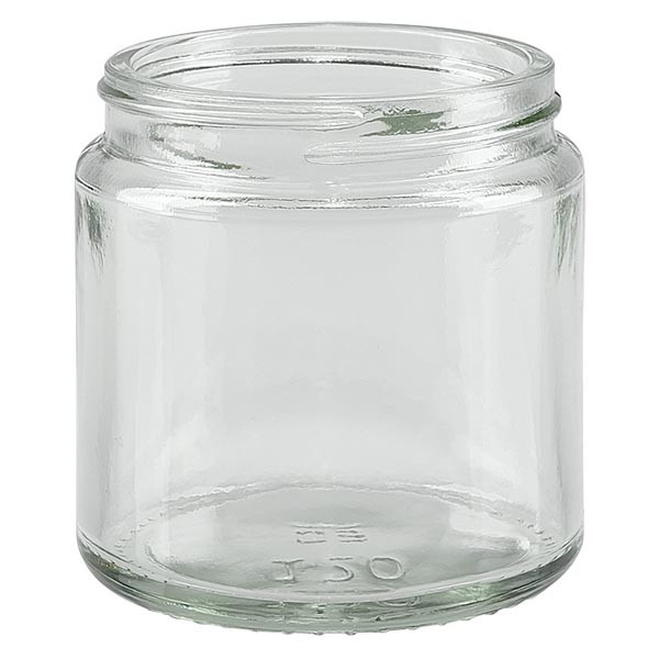 Glazen pot 120ml helder glas 58mm/R3, zonder sluiting Glazen pot 120ml helder glas 58mm/R3, zonder sluiting