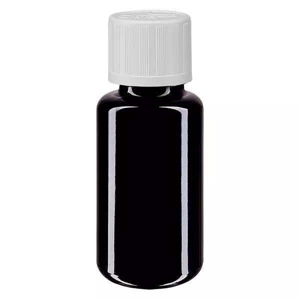 Apotheek flesje viol. 20ml druppelaar wit KiSi pc. Apotheek flesje viol. 20ml druppelaar wit KiSi pc.
