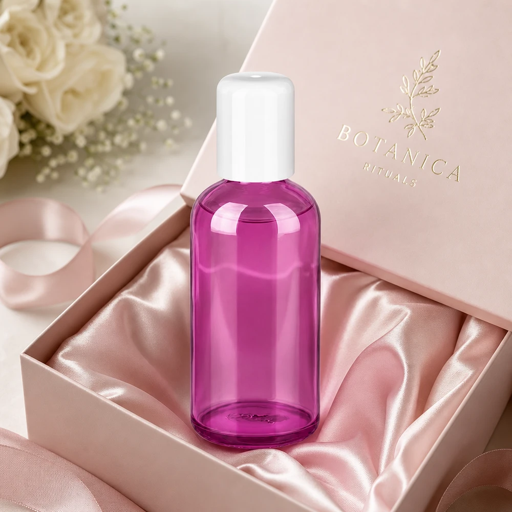 100ml rolfles wit standaard PurpleLine UT18/100 Moderne 100 ml roller met STD-draad in een aantrekkelijke paarse kleur voor wellness