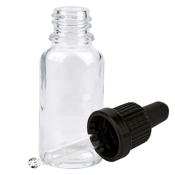 20ml pipetfles zwart OV ClearLine UT18/20 20ml pipetfles zwart OV ClearLine UT18/20