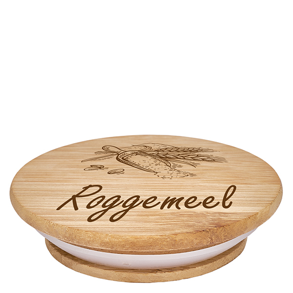 Houten deksel "roggemeel" voor WECK RR100 Houten deksel "roggemeel" voor WECK RR100