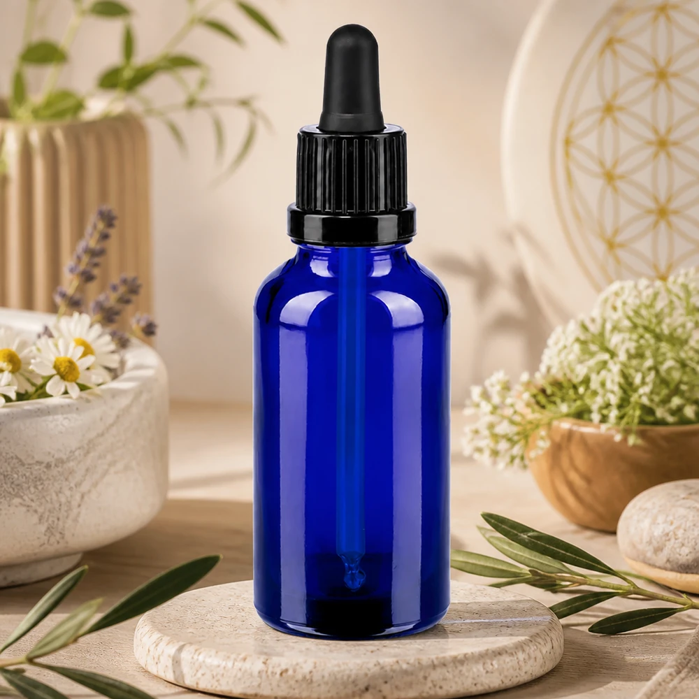 30ml pipetfles zwart OV BlueLine UT18/30 Laboratoriumkwaliteit 30ml glazen fles BlueLine UT18/30 met chemisch bestendig materiaal