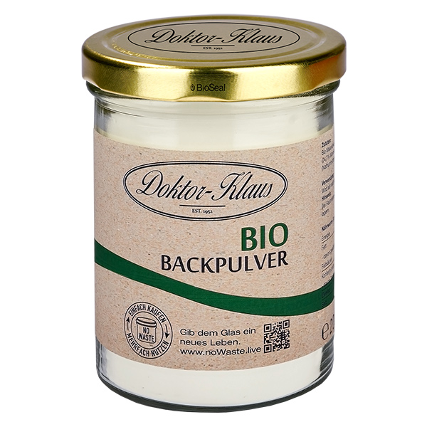 200 g biologisch bakpoeder Doktor-Klaus noWaste 200 g biologisch bakpoeder Doktor-Klaus noWaste