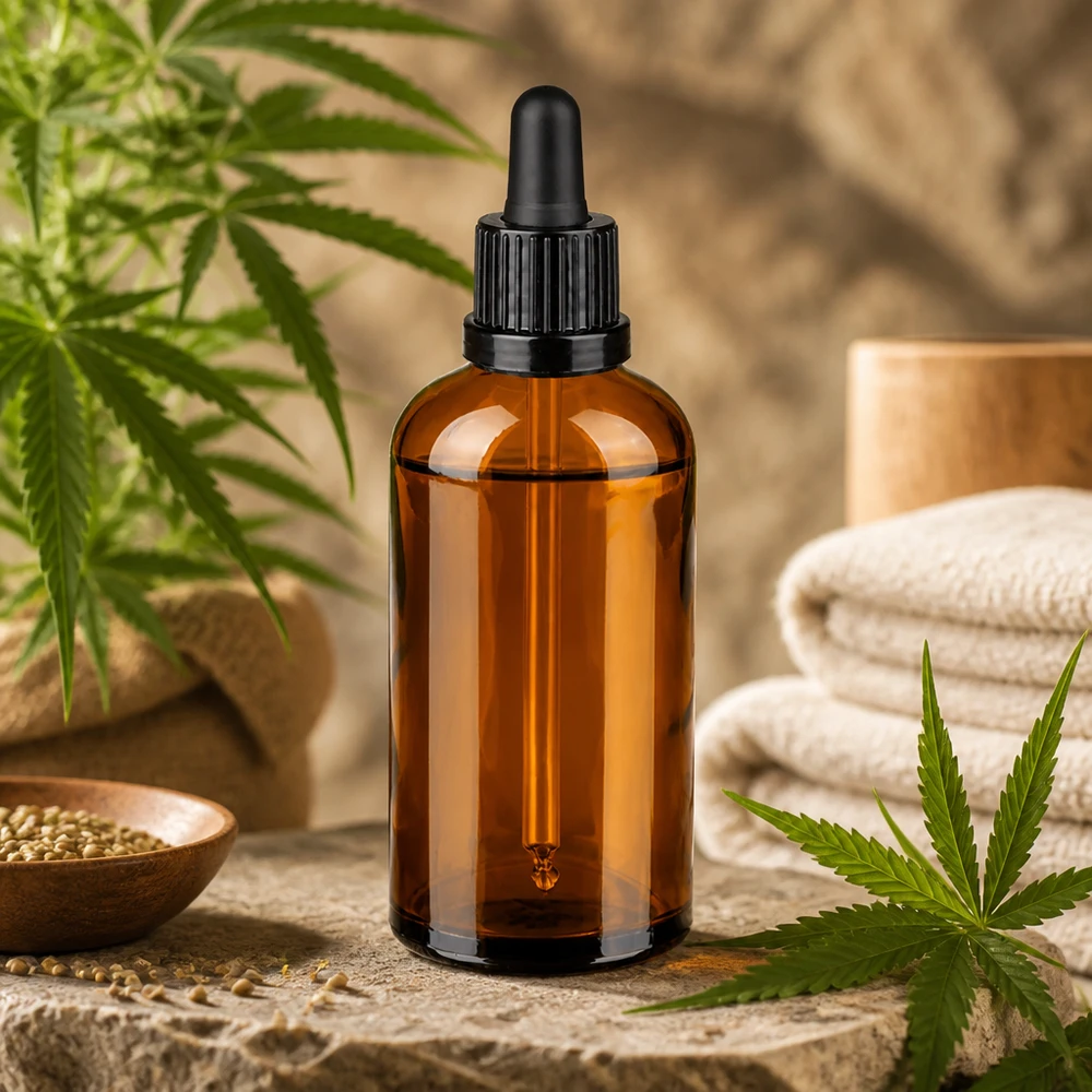 Apothekersfles 100ml bruin met pipet voor het nauwkeurig doseren van vloeistoffen