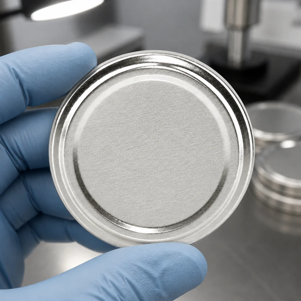 BasicSeal-deksel TO100 100 mm, matzilver, niet door de VN getest, bij kwaliteitscontrole met beschermende handschoenen