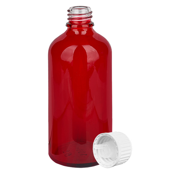 100ml druppelflesje 0.9mm wit STD RedLine UT18/100 100ml druppelflesje 0.9mm wit STD RedLine UT18/100