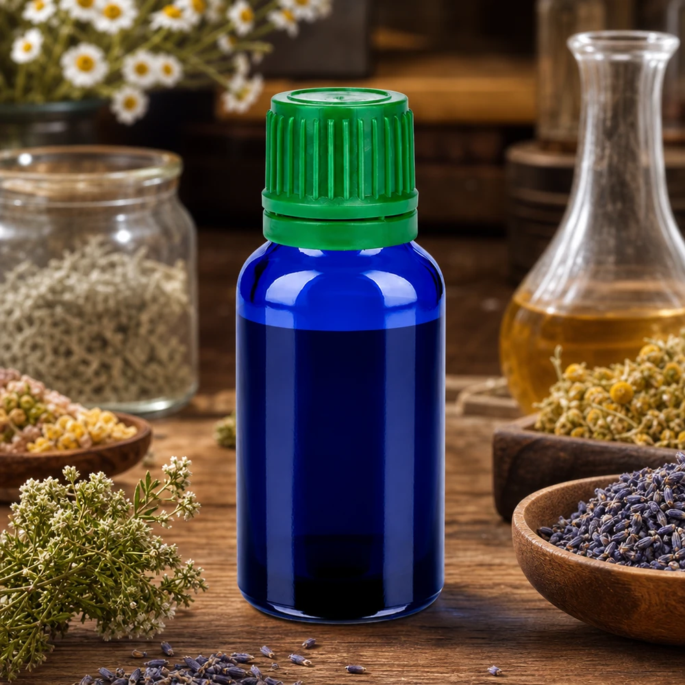20ml flesje 11mm SV groen OV BlueLine UT18/20 20 ml amberkleurige glazen BlueLine-fles met lichtbeschermend ontwerp voor gevoelige stoffen