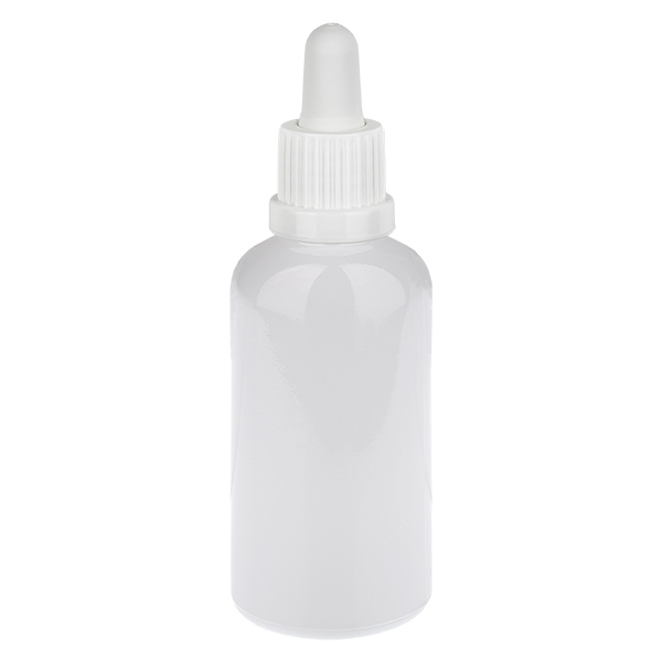50 ml pipetflesje wit originele sluiting WhiteLine UT18/50 50 ml pipetflesje wit originele sluiting WhiteLine UT18/50