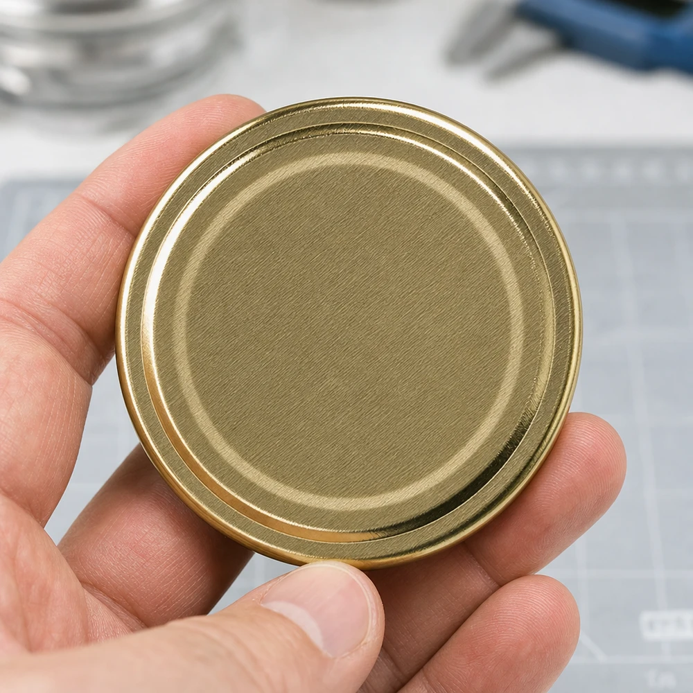 Gouden schroefdeksel TO66 UNiTWIST met BioSeal-afdichting, BPA-NI unitemp, detailweergave