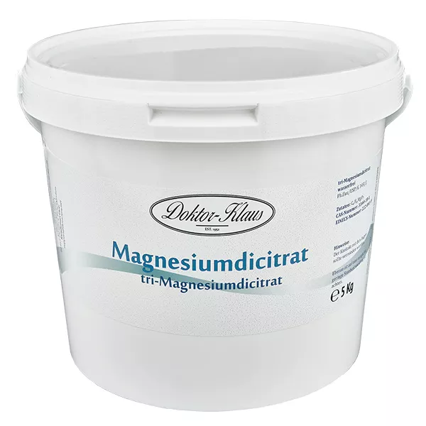 5kg Doktor-Klaus tri-magnesiumdicitraat watervrij 5kg Doktor-Klaus tri-magnesiumdicitraat watervrij