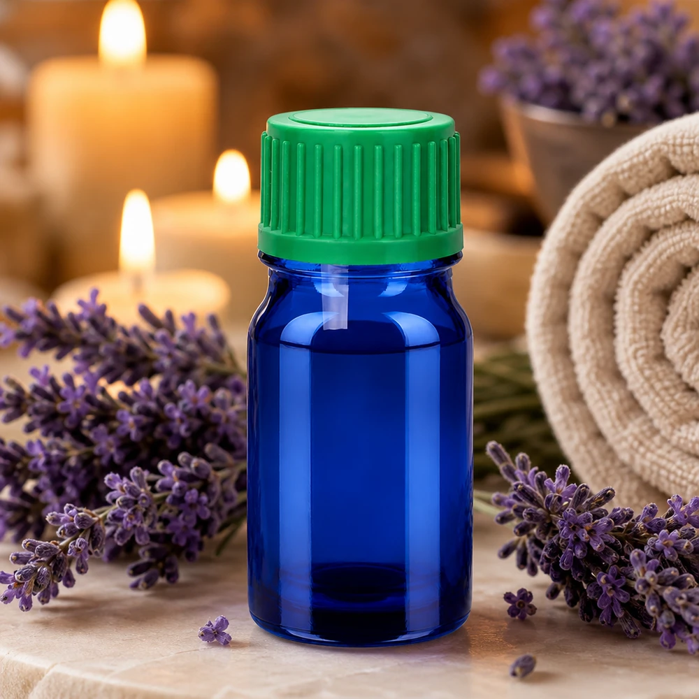 Hoogwaardige 5ml glazen fles met druppelaar voor cosmetica en natuurgeneeskundige producten