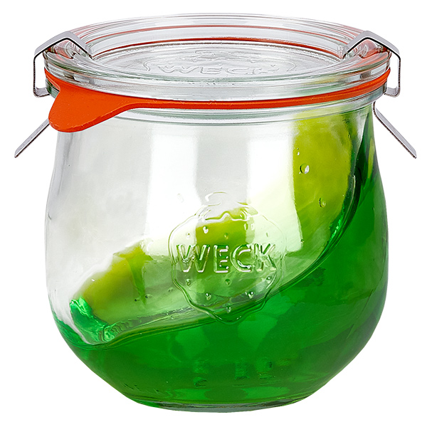 Set van 48 Weck potten 370ml tulpenpot met 48 glazen deksels Set van 48 Weck potten 370ml tulpenpot met 48 glazen deksels