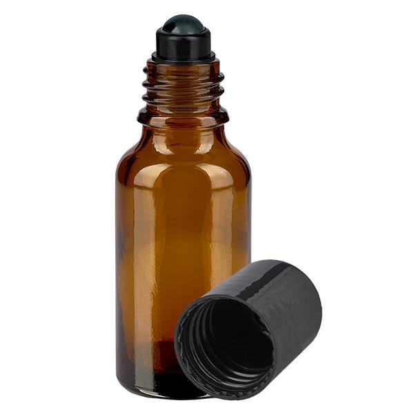 Glas deostick fles bruin 20ml, lege deo roller (Roll On) Glas deostick fles bruin 20ml, lege deo roller (Roll On)