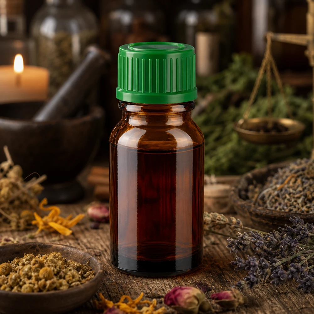 10ml flesje 11mm SV groen STD BrownLine UT18/10 Precisieflesje van 10 ml gemaakt van amberkleurig farmaceutisch glas met groene standaarddop voor exacte dosering