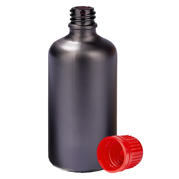 100ml fles 11mm SV rood OV BlackLine UT18/100 100ml fles 11mm SV rood OV BlackLine UT18/100