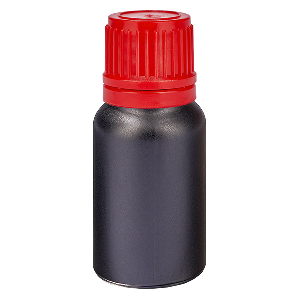 10ml fles 11mm SV rood OV BlackLine UT18/10 10ml fles 11mm SV rood OV BlackLine UT18/10