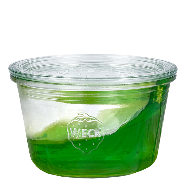 Set van 12 Weck bokalen van 370 ml met 12 glazen deksels Set van 12 Weck bokalen van 370 ml met 12 glazen deksels