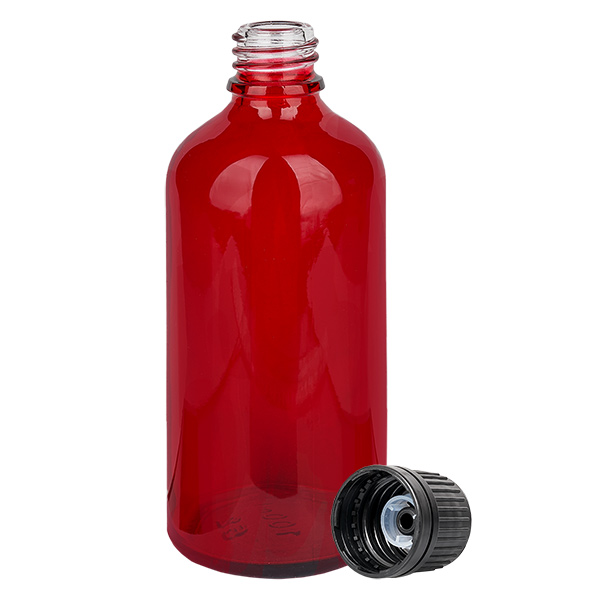 100ml (globule) fles 8mm GR s. OV RedL. UT18/100 100ml (globule) fles 8mm GR s. OV RedL. UT18/100