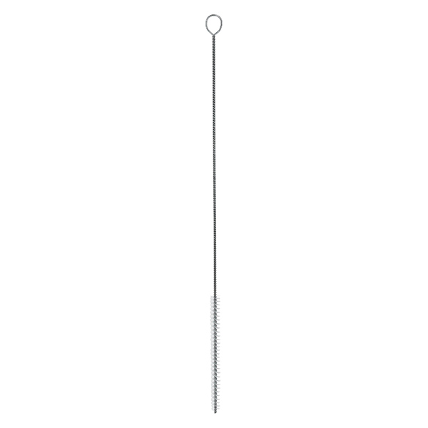 Reinigingsborstel rond maat M met oogje ⌀6mm. Ideaal voor het schoonmaken van pipetten en trechters. Gemaakt van nylon haren. 27 cm totale lengte. Reinigingsborstel rond maat M met oogje ⌀6mm. Ideaal voor het schoonmaken van pipetten en trechters. Gemaakt van nylon haren. 27 cm totale lengte.