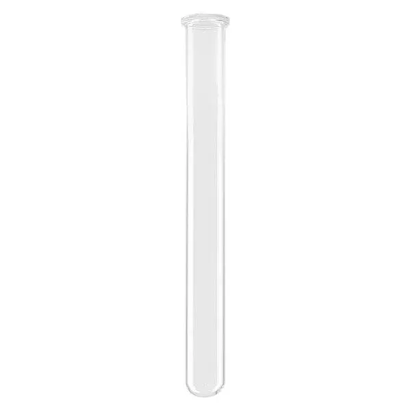 Reageerglas 160x15mm borosilicaatglas met afgeronde rand