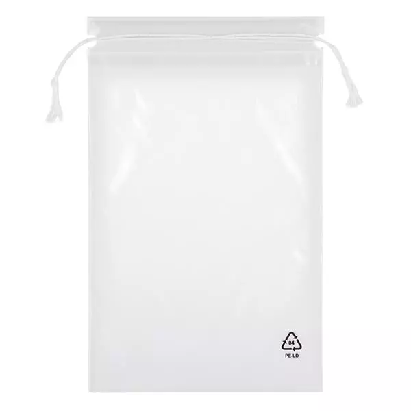 100 LDPE-zakken met sluitkoord, 150 x 210 (240 koord) 100 LDPE-zakken met sluitkoord, 150 x 210 (240 koord)
