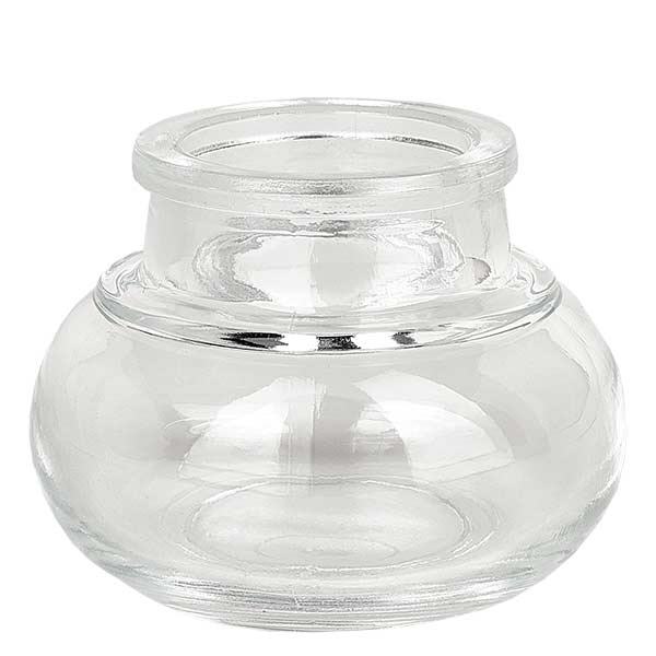 Kurkfles Belly 40ml helder, opening 27 mm, zonder kurk Kurkfles Belly 40ml helder, opening 27 mm, zonder kurk