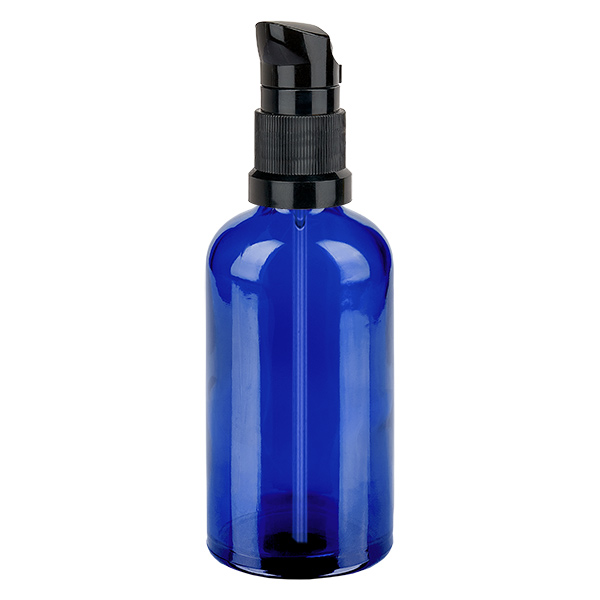 100ml pompflacon zwart STD BlueLine UT18/100