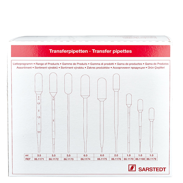 Transferpipet, nominaal volume: 3,5 ml, (LxB): 155 x 12,5 mm, Transferpipet, nominaal volume: 3,5 ml, (LxB): 155 x 12,5 mm,
