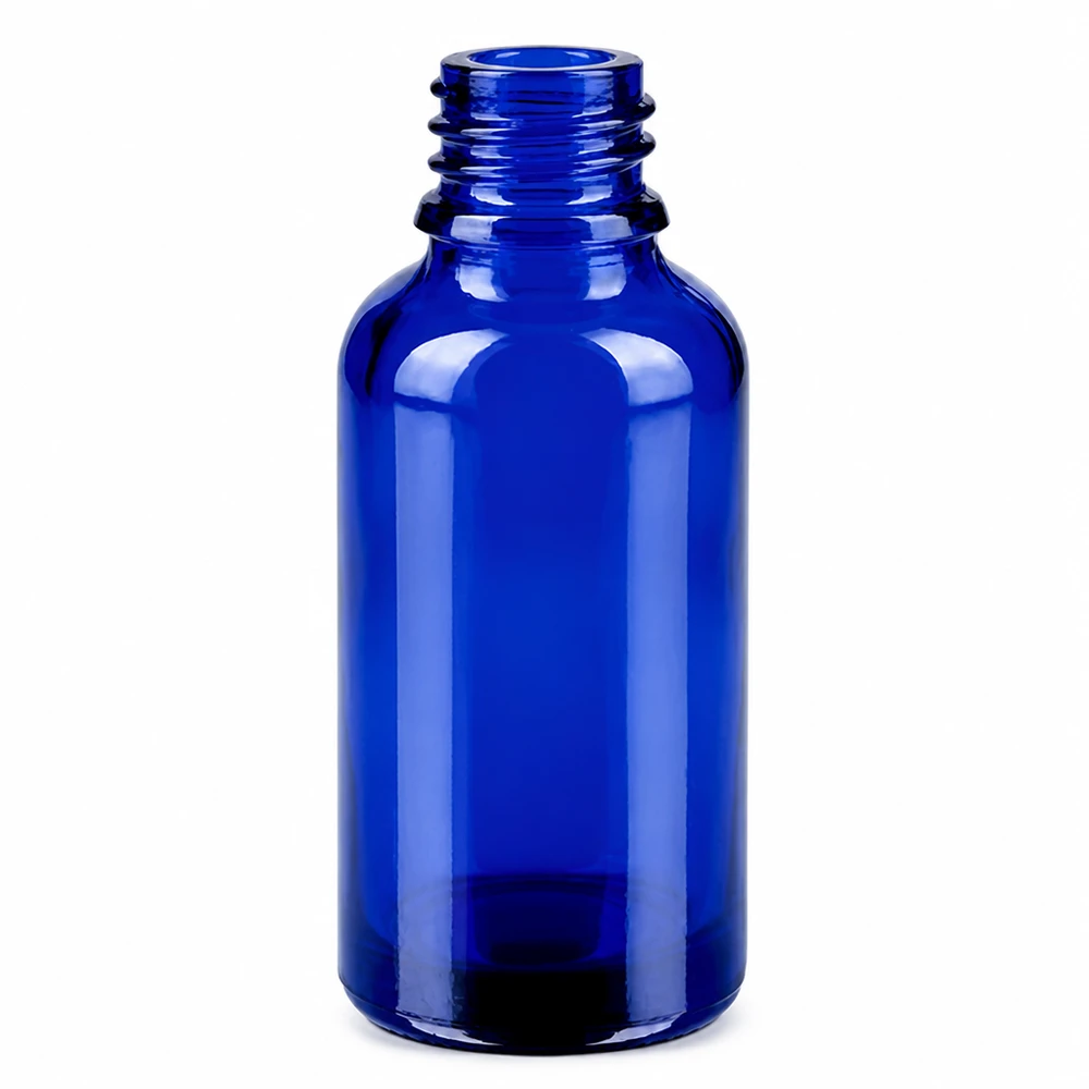 30ml Druppelflesje 0.7mm wit OV BlueLine UT18/30 Professionele druppelfles 30ml met 0,7mm opening voor precieze druppels in de apotheek