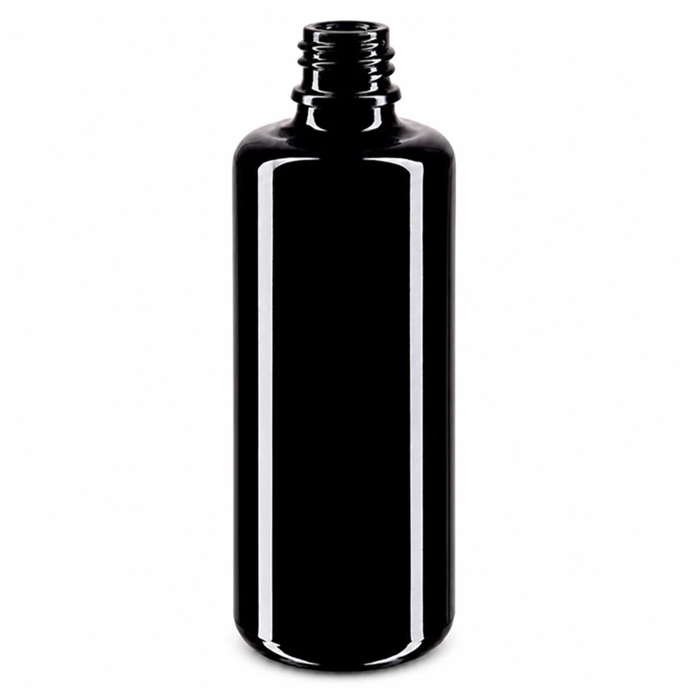 Compacte 50 ml druppelflacon van UV-beschermend violet glas voor nauwkeurig doseren