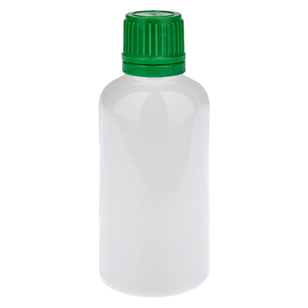 50 ml flesje 11 mm schroefdop groen verzegelde sluiting WhiteLine UT18/50 50 ml flesje 11 mm schroefdop groen verzegelde sluiting WhiteLine UT18/50