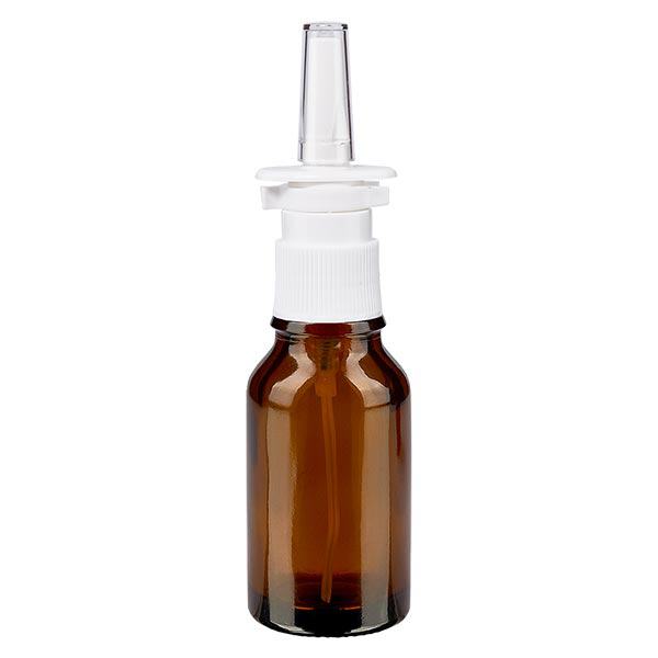 Bruin glazen flessen 30ml met neusverstuiver Bruin glazen flessen 30ml met neusverstuiver